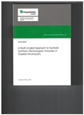 Cover: A Multi-Angled Approach to Facilitate Synthetic Electroorganic Processes in Scalable Electrolyzers - Karl Maria Laufen Buchhandlung und Verlag