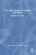 Cover: The Legal System of England and Wales - Routledge
