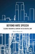Cover: Beyond Hate Speech - Routledge