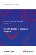 Cover: An Introduction to Complex Analysis - EDP Sciences