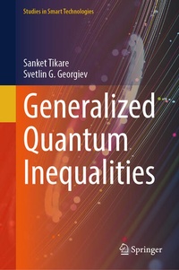Enlarge image Cover: Generalized Quantum Inequalities - Springer