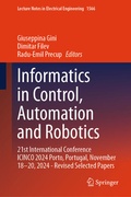 Cover: Informatics in Control, Automation and Robotics - Springer