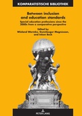 Cover: Between inclusion and education standards - Peter Lang Verlag