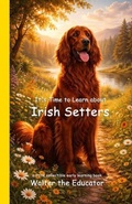 Cover: It's Time to Learn about Irish Setters - Silent King Books