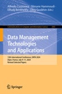 Cover: Data Management Technologies and Applications - Springer