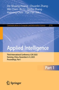 Enlarge image Cover: Applied Intelligence - Springer