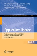 Cover: Applied Intelligence - Springer