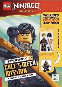 Enlarge image Cover: LEGO (R) NINJAGO (R): Cole's Mech Mission (with Cole minifigure and exclusive mech mini-build) - Buster Books