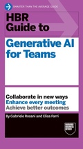 Cover: HBR Guide to Generative AI for Teams - Harvard Business Review Press