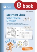 Cover: Motiviert &uuml;ben: Schriftliche Division - Auer Verlag
