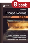 Cover: Escape Rooms DaZ-DaF A1-B1 - Auer Verlag