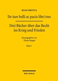 Cover: De iure belli ac pacis libri tres - Mohr Siebeck
