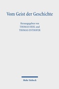 Cover: Vom Geist der Geschichte - Mohr Siebeck