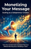 Cover: Monetizing Your Message: Scaling as a Solopreneur Creator - epubli