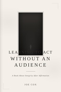 Cover: Learning to act without an audience - Joe Cox