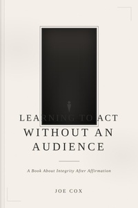 Enlarge image Cover: Learning to act without an audience - Joe Cox