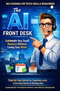 Cover: A.I. Front Desk; Automate Your Small Business Without Losing Your Mind - Machine Elves