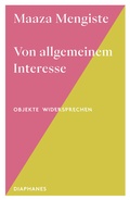 Cover: Von allgemeinem Interesse - Diaphanes