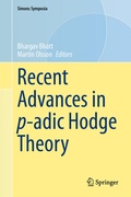 Cover: Recent Advances in p-adic Hodge Theory - Springer