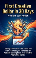 Cover: First Creative Dollar in 30 Days: No Fluff, Just Action - epubli