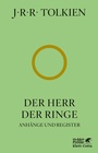 Cover: Der Herr der Ringe - Anh&auml;nge und Register - Klett-Cotta