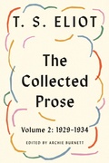 Cover: The Collected Prose, Volume 2: 1929-1934 - Farrar, Straus and Giroux