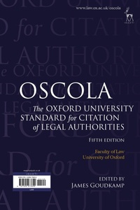 Enlarge image Cover: OSCOLA - Bloomsbury Publishing PLC