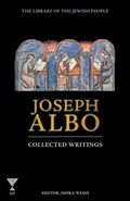 Cover: Joseph Albo - Library of the Jewish People