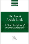 Cover: The Great Article Book - Plough Publishing House