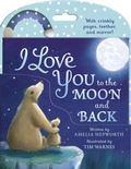 Cover: I Love You to the Moon and Back Cloth Book - Tiger Tales.