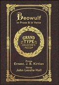 Cover: Large Print - Beowulf in Prose & in Verse - Grand Type Collector's Edition - Matte Hardcover with Dust Jacket - Revive AI Ltd.