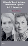 Cover: Philosophy Through Its History: The Intellectual Legacy of Nelly V. Motroshilova - Brill
