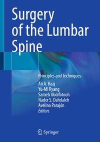 Enlarge image Cover: Surgery of the Lumbar Spine - Springer