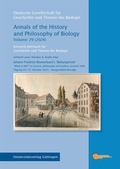 Cover: Johann Friedrich Blumenbach's 'Bildungstrieb'. "What is life?" in science, philosophy and politics around 1800 - Universit&auml;tsverlag G&ouml;ttingen