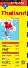 Cover: Thailand Travel Map Eighth Edition - Periplus Editions