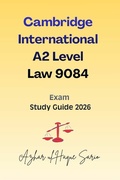Cover: Cambridge International A2 Level Law 9084 - Azhar Sario Hungary