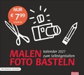 Cover: times&more Bastelkalender schwarz 2027 - Heye