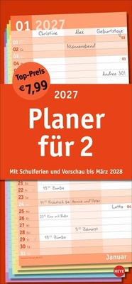 Enlarge image Cover: Basic Planer für zwei 2027 - Heye