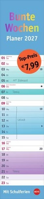 Enlarge image Cover: Bunte Wochen Langplaner 2027 - Heye