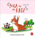 Cover: Puth Yoga f&uuml;r die Katz Postkartenkalender 2027 - Heye