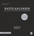Cover: Premium-Bastelkalender schwarz mittel 2027 - Heye