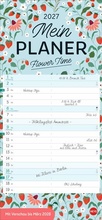 Cover: Deko-Mein Planer Flower Time 2027 - Heye