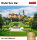 Cover: Deutschland Sehnsuchtskalender 2027 - Wochenkalender mit 53 Postkarten - Harenberg