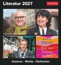 Cover: Literatur Tagesabrei&szlig;kalender 2027 - Kulturkalender - Autoren, Werke, H&ouml;rb&uuml;cher - Harenberg