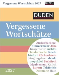 Bild vergrößern Bild: Duden Vergessene Wortschätze Tagesabreißkalender 2027 - Harenberg