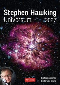 Bild vergrößern Bild: Stephen Hawking - Universum Wochenplaner 2027 - 53 faszinierende Bilder und Zitate - Harenberg