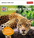 Cover: WAS IST WAS Geniale Tiere Postkartenkalender 2027 - Kalender mit 53 Sammelkarten - Harenberg