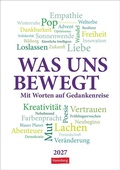 Cover: Was uns bewegt Wochen-Kulturkalender 2027 - Mit Worten auf Gedankenreise - Harenberg