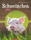 Cover: Schweinchen Kalender 2027 - Weingarten