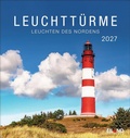 Cover: Leuchtt&uuml;rme Postkartenkalender 2027 - Leuchten des Nordens - Eiland